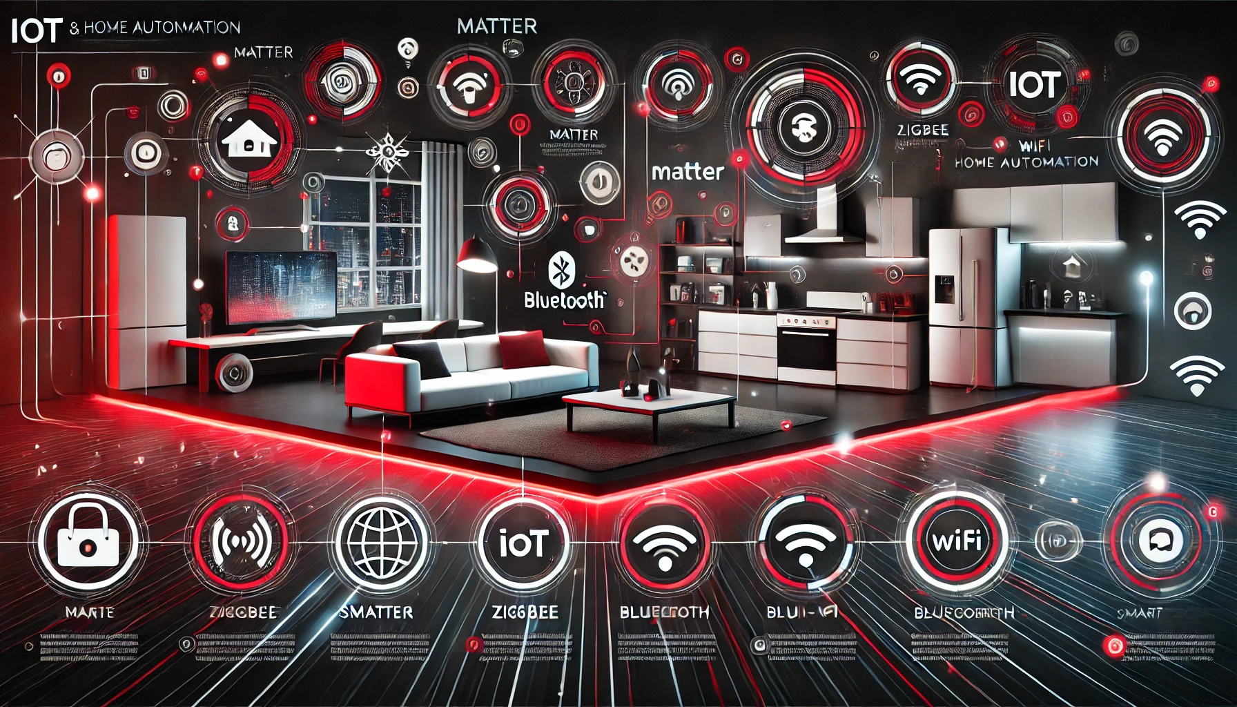 Zigbee, WiFi, Bluetooth, IoT, Home Automation, Matter, Home Assistant